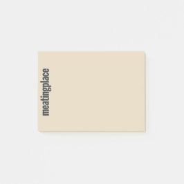 Meatingplace Logo-Post-Itanmerkungen Post-it Klebezettel