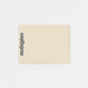 Meatingplace Logo-Post-Itanmerkungen Post-it Klebezettel