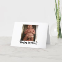 Meatloaf Baby Einladungskarte