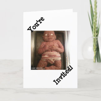 Meatloaf Baby Paper Goods Einladung