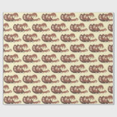 Meatloaf Mashed Potato Gravy Mushrooms Diner Food Geschenkpapier (Flach)