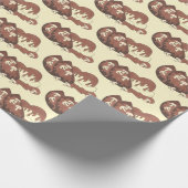 Meatloaf Mashed Potato Gravy Mushrooms Diner Food Geschenkpapier (Ecke)