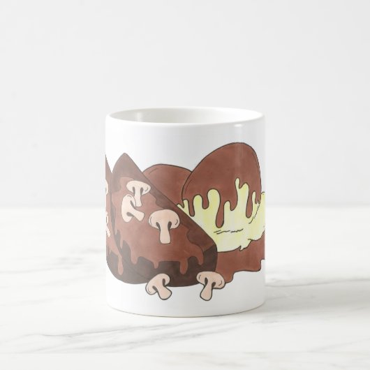 Meatloaf Meat Loaf Kartoffeln Mushroom Gravy Feins Kaffeetasse (Mittel)