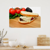 Meatloaf Sandwich Poster (Küche)