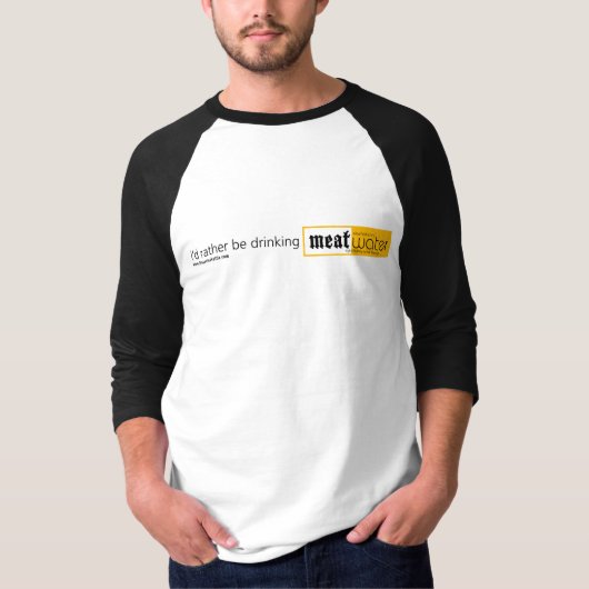 MeatWater™ 3/4 Hülse T - Shirt (Vorderseite)