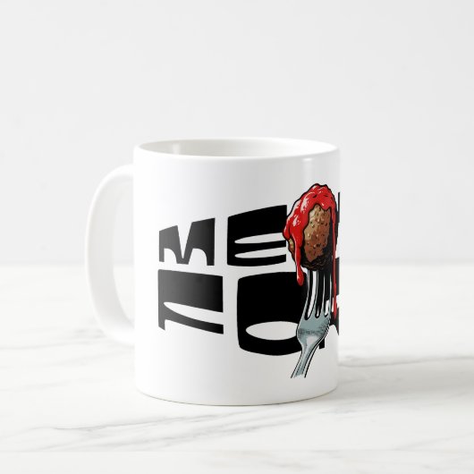Meaty Fork (Mighty Force) Kaffeetasse (Vorderseite Links)