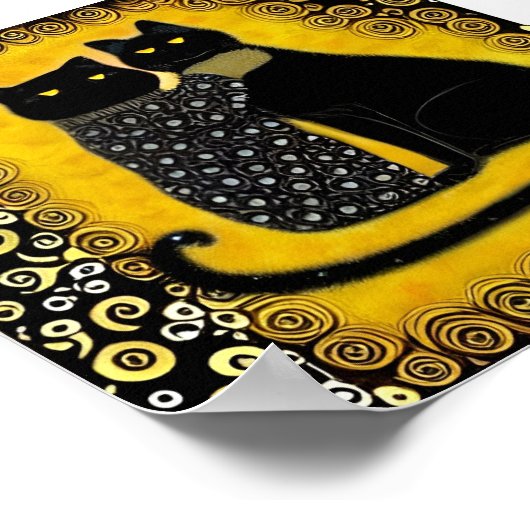 Meau! Katze! Poster (Ecke)