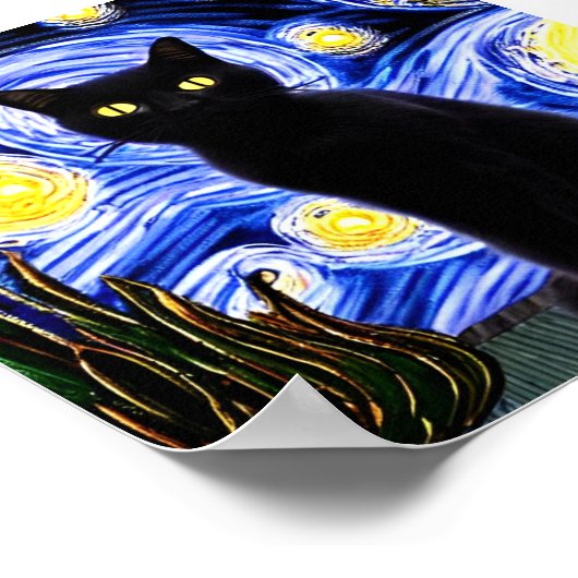 Meau! Katze! Poster (Ecke)