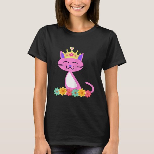 Meautastische Prinzessin Cat Princess mit T-Shirt (Vorderseite)