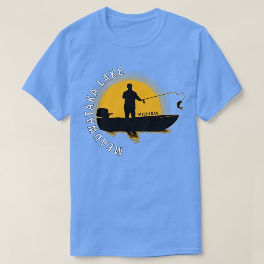 Meauwataka Seen Fischen T-Shirt (Design vorne)