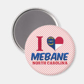 Mebane, North Carolina Magnet (Vorderseite/Rückseite)