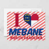 Mebane, North Carolina Postkarte (Vorne/Hinten)