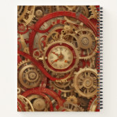 Mecánica en Rojo y Oro Notizblock (Rückseite)