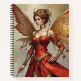 Mecánica en Rojo y Oro Notizblock