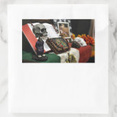 MECAs Tag des Toten Festivals 2008 Rechteckiger Aufkleber (Tasche)