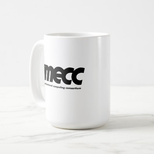 MECC Logo-Tasse (groß) Kaffeetasse (Vorderseite Links)