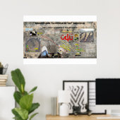 Mecca Pleiades Muster 2 Poster (Heimbüro)