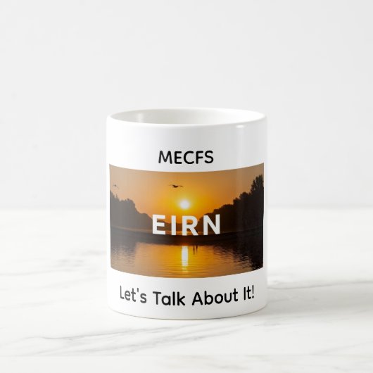 MECFS Let's Talk About It! Kaffeetasse (Mittel)