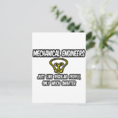 Mech Engineers... Regelmäßige Leute, nur schlauer Postkarte (Stehend Vorderseite)