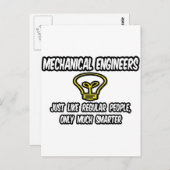 Mech Engineers... Regelmäßige Leute, nur schlauer Postkarte (Vorne/Hinten)