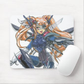 Mech Prinzessin Mousepad (Mit Mouse)