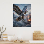 Mecha-Adler-Schmiede Poster (Küche)