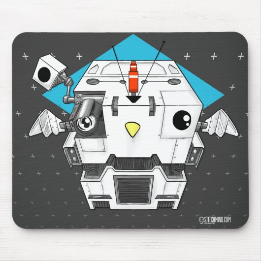 Mecha Cockblock Mousepad (Vorne)
