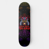 Mecha Devil Samurai Skateboard (Vorderseite)