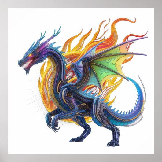 Mecha Dragon Poster (Vorne)