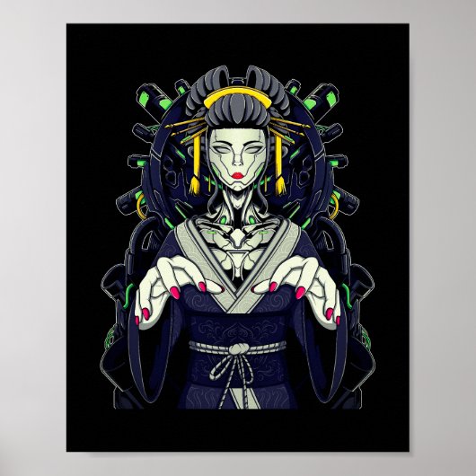 Mecha Geisha Poster (Vorne)