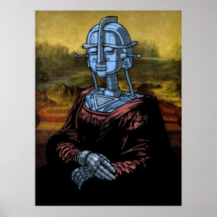 Mecha Lisa Poster
