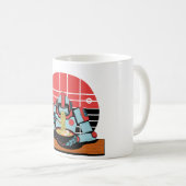 Mecha Ramen Kaffeetasse (VorderseiteRechts)