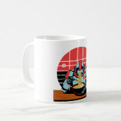 Mecha Ramen Kaffeetasse (Vorderseite Links)