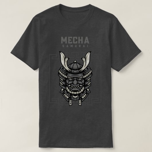 Mecha Samurai Mask T-Shirt (Design vorne)