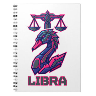 Mecha SciFi Cyber Waage Zodiac Gaming Rüstung Notizblock