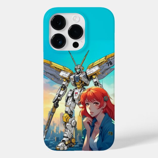 MECHA WARRIOR - KAORI'S ANGEL SUITE MK78 Case-Mate iPhone HÜLLE (Rückseite)