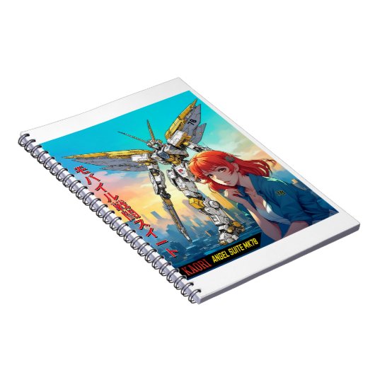 MECHA WARRIOR - KAORI'S ANGEL SUITE MK78 NOTIZBLOCK (Rechte Seite)