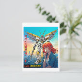 MECHA WARRIOR - KAORI'S ANGEL SUITE MK78 POSTKARTE (Stehend Vorderseite)