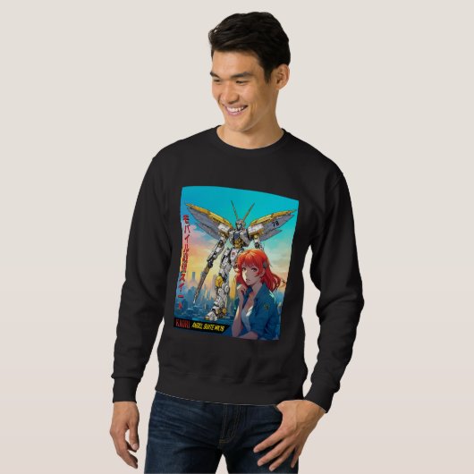 MECHA WARRIOR - KAORI'S ANGEL SUITE MK78 SWEATSHIRT (Vorne ganz)
