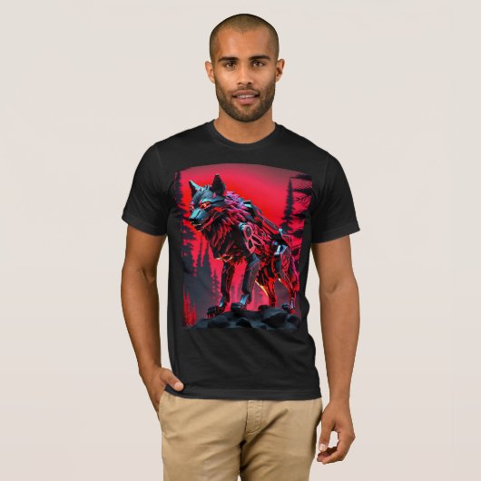 Mecha Wolf T-Shirt (Vorne ganz)