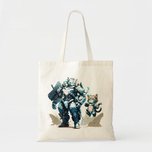 MechaCat Tote - American Shorthair Tragetasche (Vorne)