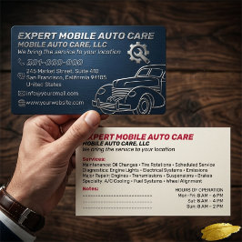 Mechani Service Auto Repair & Car AC Specialist  7 Visitenkarte