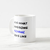 mechanic, awesome kaffeetasse (Vorderseite Links)