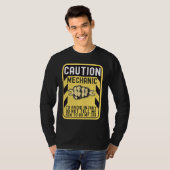 Mechanic Caution Handyman Repairman T-Shirt (Vorne ganz)