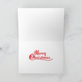 Mechanic Christmas Card Feiertagskarte (Innenseite)