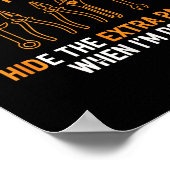 Mechanic Curious Enough To Take It Apart Funny Aut Poster (Ecke)