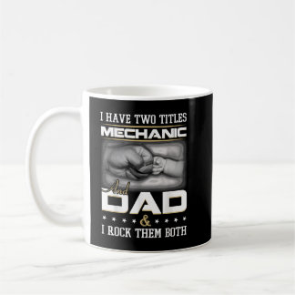 Mechanic Dad Humor Quote Design Clothing Kaffeetasse