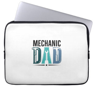 Mechanic Dad Vintage Tool Typography Design_1 Laptopschutzhülle