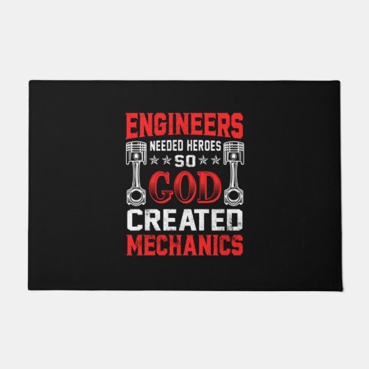 Mechanic Engineers Needed Heroes Fußmatte (Vorderseite)
