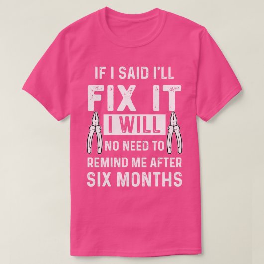 Mechanic Handyman T-Shirt (Design vorne)